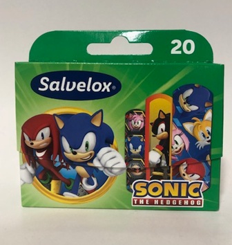 SALVELOX TIRITAS INFANTIL SONIC 20 UD