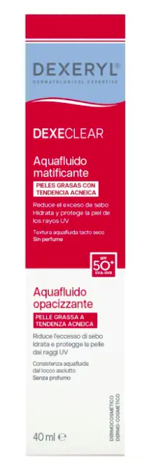 DEXECLEAR AQUAFLUIDO MATIFICANTE SPF50+  40ML