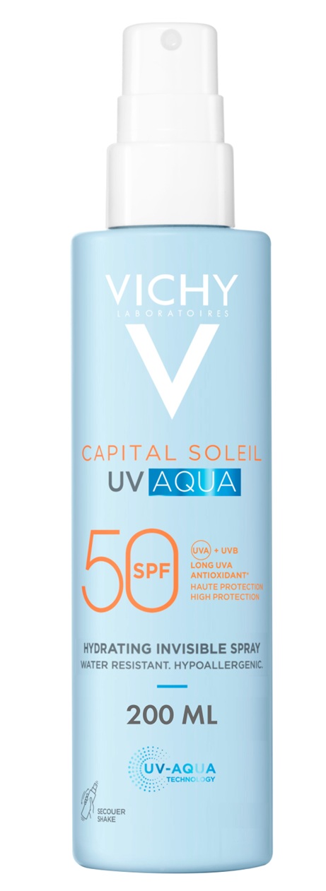 VICHY AQUA SPRAY SOLAR HIDRATANTE  SPF50+  200 ML