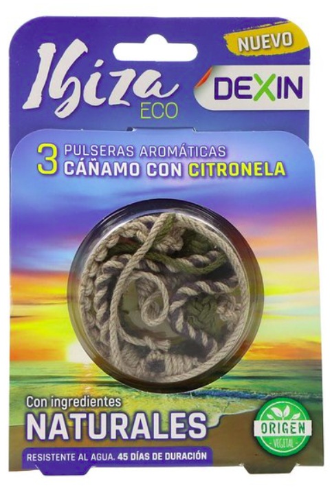 DEXIN PULSERA ANTIMOSQUITOS IBIZA3 UD