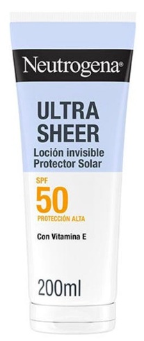 NEUTROGENA SOLAR LOCION INVISIBLE SPF50+  200ML