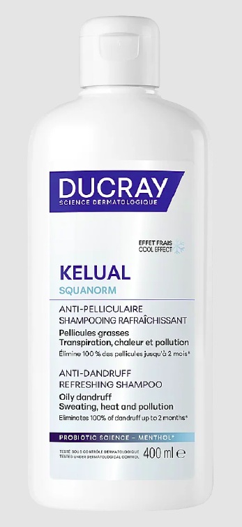 KELUAL SQUANORM CHAMPU CASPA GRASA FRESCH 400 ML