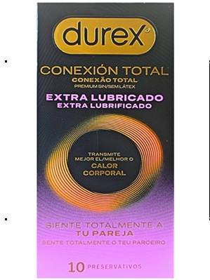 DUREX CONEXION TOTAL EXTRA LUBRICADO 10UD
