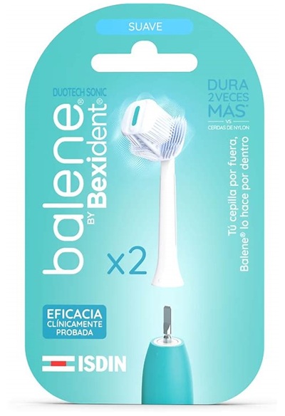 BALENE BY BEXIDENT 2 CABEZAL RECAMBIO SUAVE  ISDIN