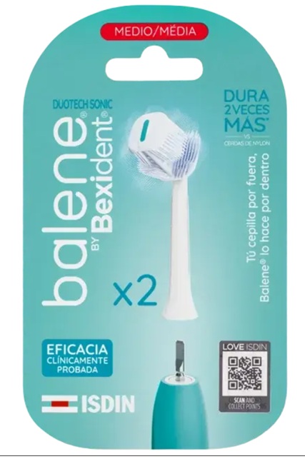 BALENE BY BEXIDENT 2 CABEZAL RECAMBIO MEDIO  ISDIN