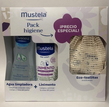 MUSTELA PACK HIGIENE LINIMENTO+LIMPIADOR+TOALLITA