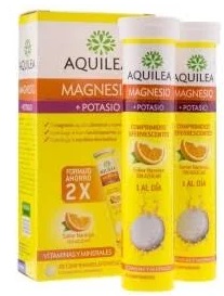 DUPLO MAGNESIO +POTASIO AQUILEA EFERVES. 2X14 COMP