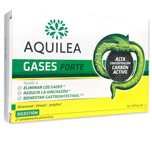 AQUILEA GASES FORTE 60 CAP
