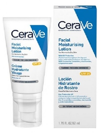 CERAVE LOCION HIDRATANTE ROSTRO SPF30 52 ML