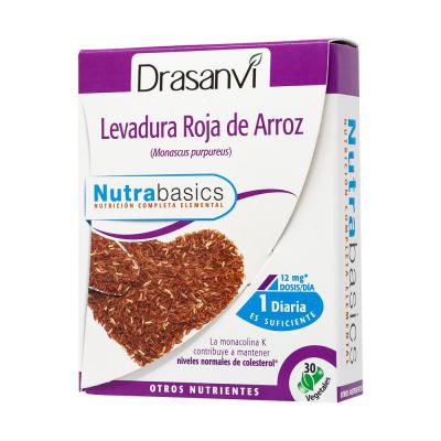 LEVADURA ROJA DE ARROZ 30 CAPS NUTRABASICOS DRASAN