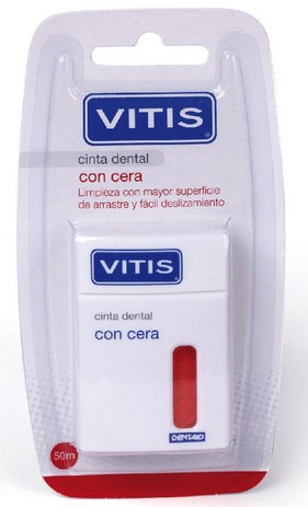 VITIS CINTA DENTAL CON CERA 50M