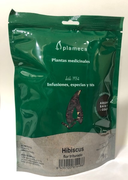 HIBISCO FLOR TRIT. BOLSA 75 GR. PLAMECA