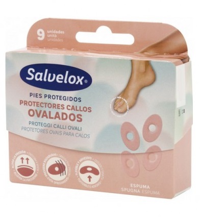 SALVELOX PROTECTOR CALLOS ESPUMA OVALADOS 9 UD