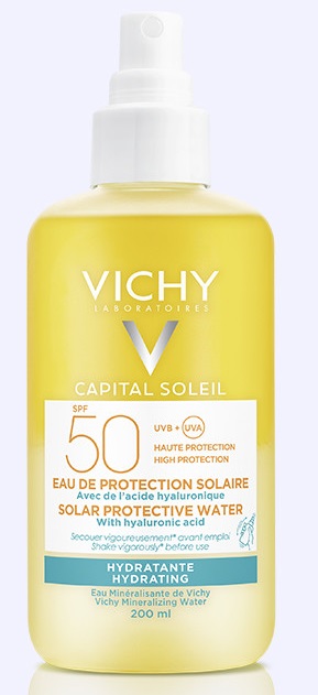 VICHY AGUA PROTECCION SOLAR F50+ HIDRATANTE 200ML