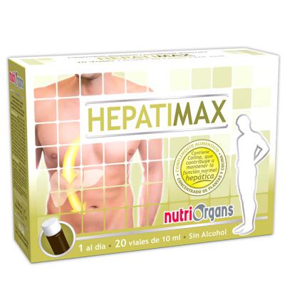 NUTRIORGANS HEPATIMAX 20 VIALES X 10 ML TONGIL