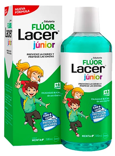 LACER JUNIOR COLUTORIO DIARIO MENTA 500ML