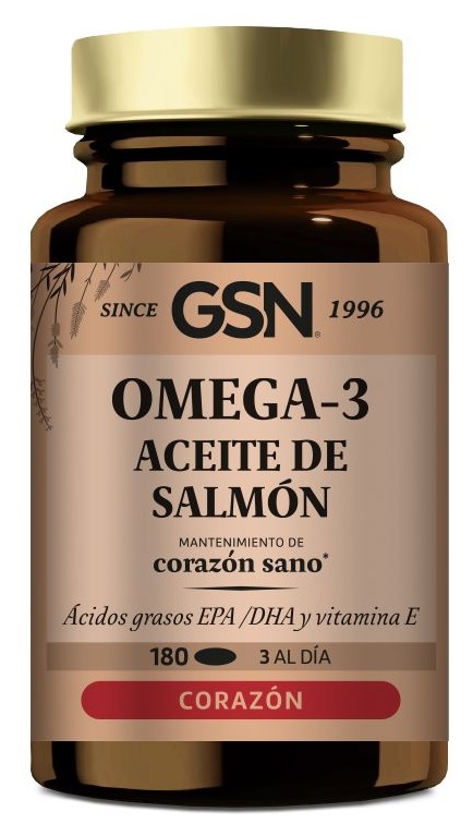 OMEGA 3 ACEITE DE SALMON 180 PERLAS GSN