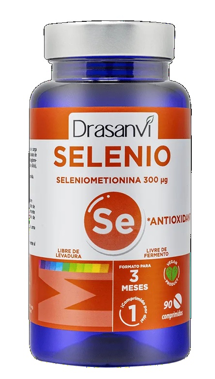 MINERAL SELENIO METIONINA 300 mcg 90 COMP DRASANVI