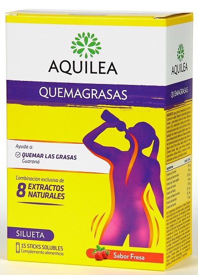 AQUILEA SILUETA QUEMAGRASAS 15 SOBRES