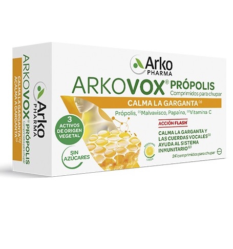 ARKOVOX PROPOLIS+ VITC  24 COMP MIEL LIMON