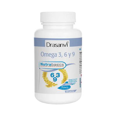 OMEGA 3-6-9 1000 MG  BOTE 100 PERLAS NUTRABASICOS