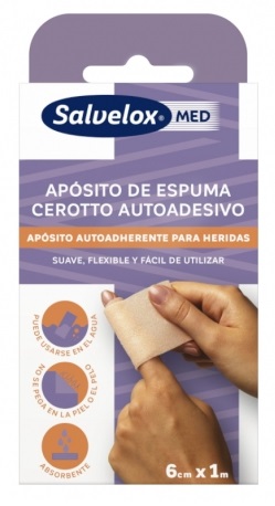 SALVELOX MED APOSITO DE ESPUMA AUTOADHERENTE 1 MT