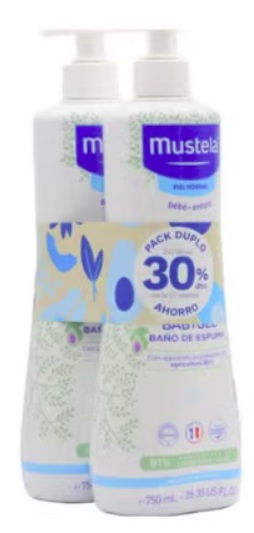 DUPLO MUSTELA BABY GEL 2 X 750 ML