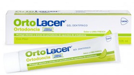 ORTO LACER GEL DENTIFRICO LIMA 125ML