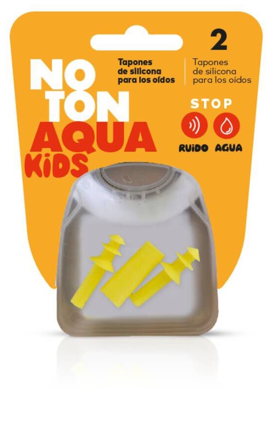 TAPONES SILICONA INFANTIL  2 UD NOTON AQUA KIDS