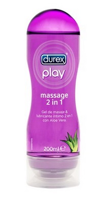 DUREX PLAY MASSAGE-LUBRICANTE ALOE 200ML
