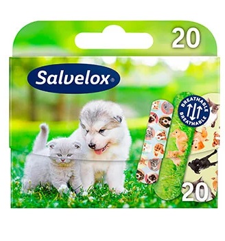 SALVELOX TIRITAS INFANTIL ANIMALES 20 UD