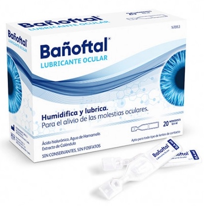 BAÑOFTAL LUBRICANTE OCULAR 20 MONODOSIS