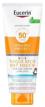 EUCERIN SOLAR 50+ NIÑOS GEL CREMA TOQUE SECO 400ML