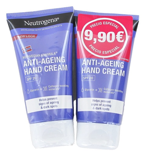 DUPLO NEUTROGENA CR. MANOS ANTI EDAD SPF202X75ML