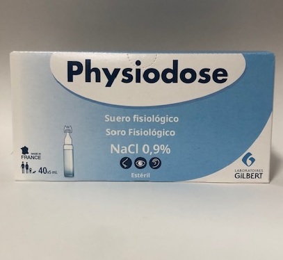 SUERO FISIOLOGICO NASAL OFTALMICO PHYSIODOSE 40UD