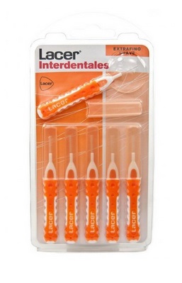INTERDENTAL EXTRAFINO SUAVE RECTO LACER 6 UD