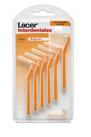 INTERDENTAL EXTRAFINO SUAVE ANGULO LACER 6 UD