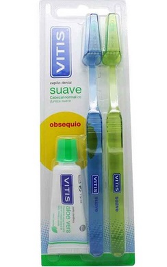 DUPLO VITIS CEPILLOS SUAVE + REGALO