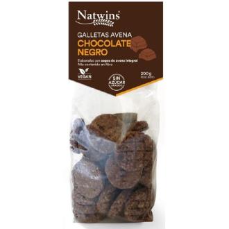 GALLETAS DE AVENA CHOCOLATE NEGRO 200GR. NATWINS