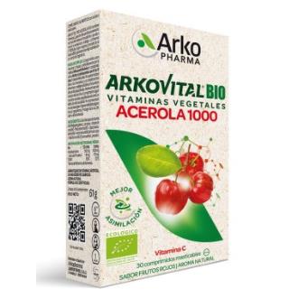 ARKOVITAL BIO ACEROLA 1000 30COMP. ARKOPHARMA
