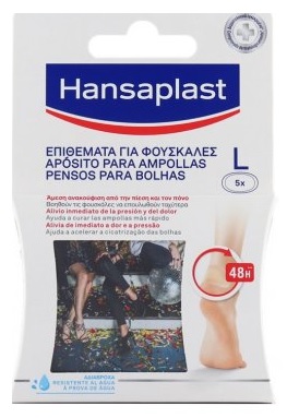 HANSAPLAST APOSITO AMPOLLAS GRANDE 5 UD