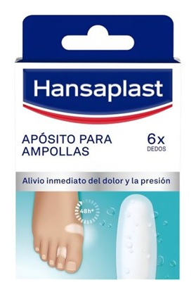 HANSAPLAST APOSITO AMPOLLAS PEQUEÑO 6 UD