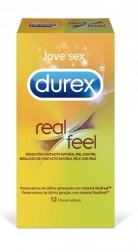DUREX SENSITIVO REALFEEL SIN LATEX 12 UD