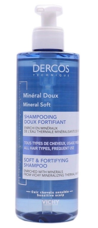 DERCOS CHAMPU MINERAL SUAVE FORTIFICANTE 400 ML