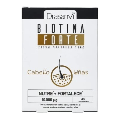 BIOTINA FORTE CABELLO Y UÑAS 45 COMP DRASANVI