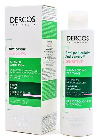 DERCOS CHAMPU ANTICASPA SENSITIVO SIN SULFATO 200M