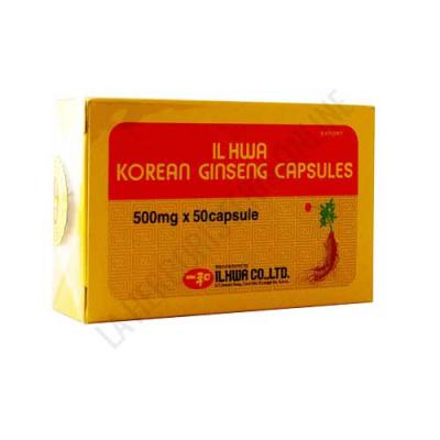 IL HWA KOREAN GINSENG 500 mgr 50CAP TONGIL