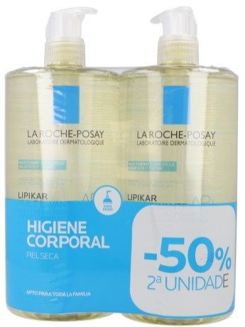 DUPLO LIPIKAR ACEITE LAVANTE 2X 1 L T 2ª UD 50%DTO