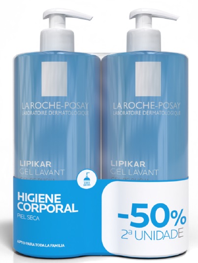 DUPLO LIPIKAR GEL LAVANTE 2 X 1 LT 2ª UD 50%DTO