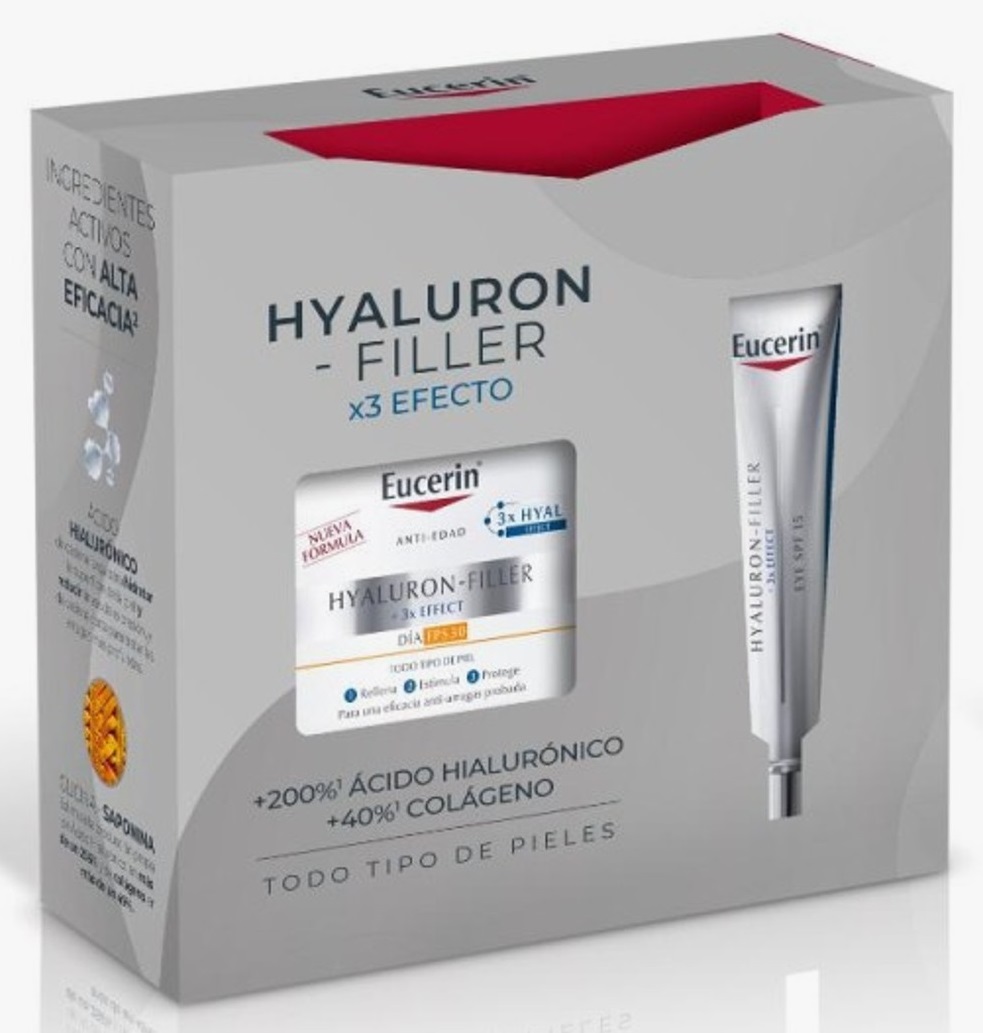 EUCERIN HYALURON DIA FPS30 + CONTORNO OJOS